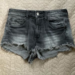 Distressed American Eagle jean shorts